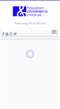 Mobile Screenshot of houstonchildren.org